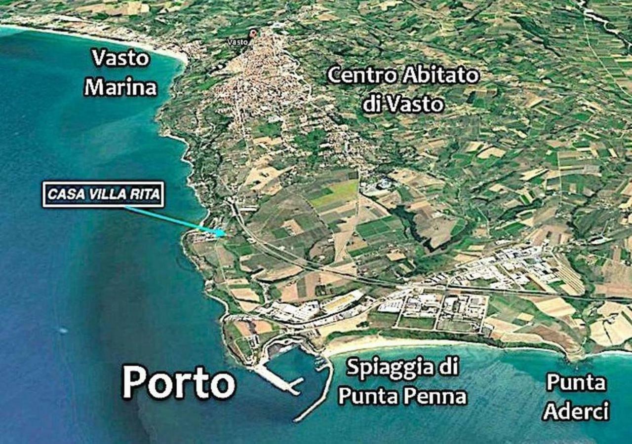 Villa Rita - Casa Vista Mare - Vasto Punta Penna エクステリア 写真